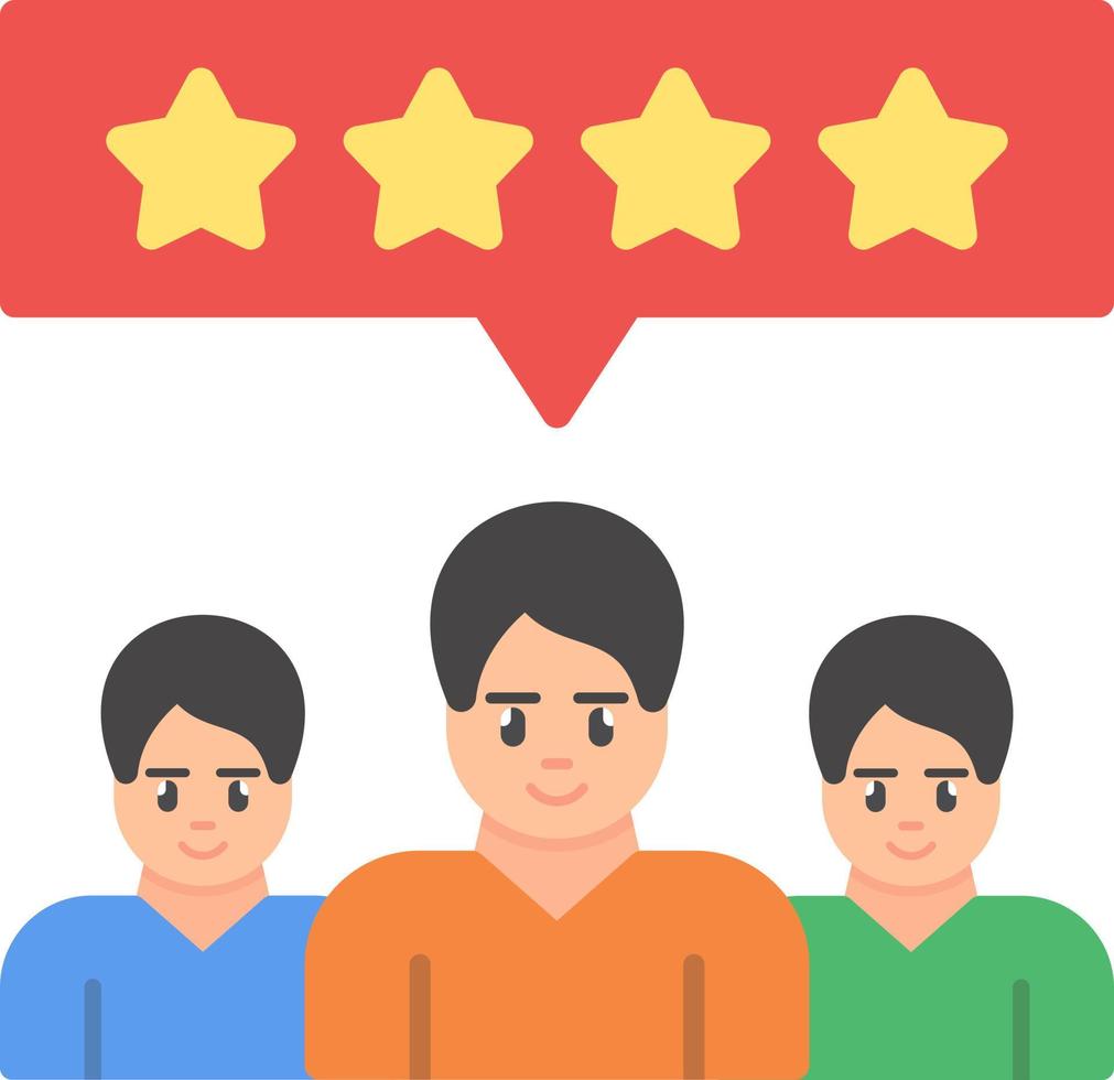 Customer Reviews Vector Icon Design