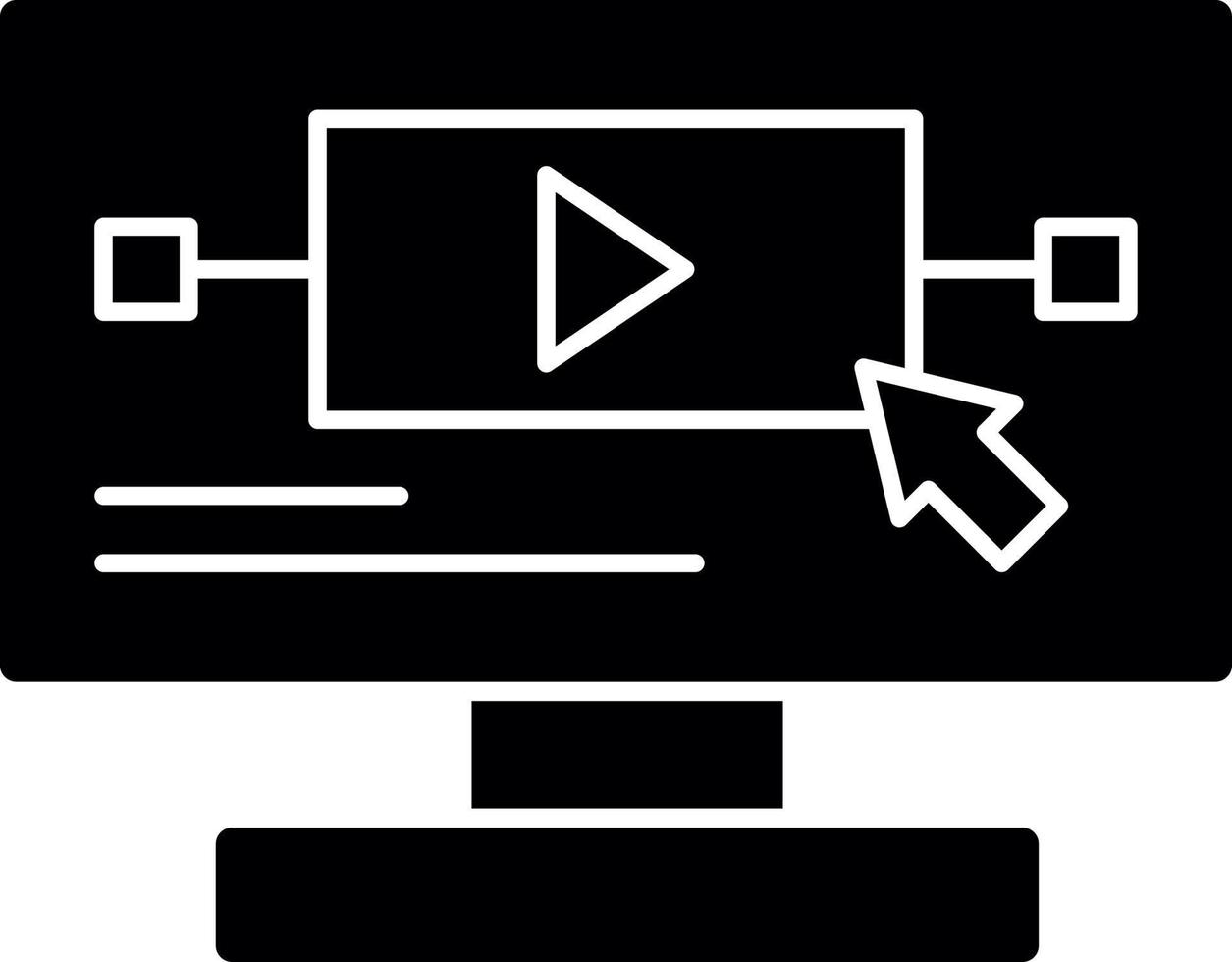 Interactive Content Vector Icon Design