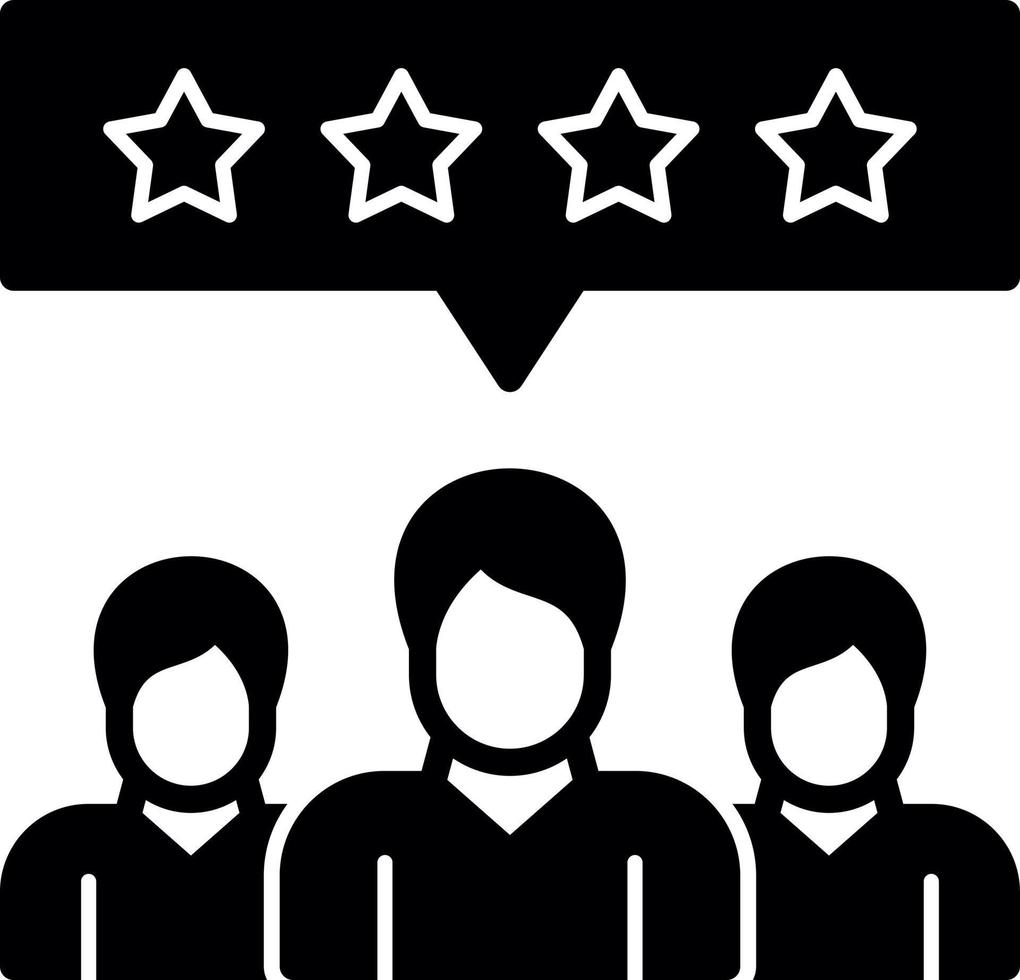 Customer Reviews Vector Icon Design