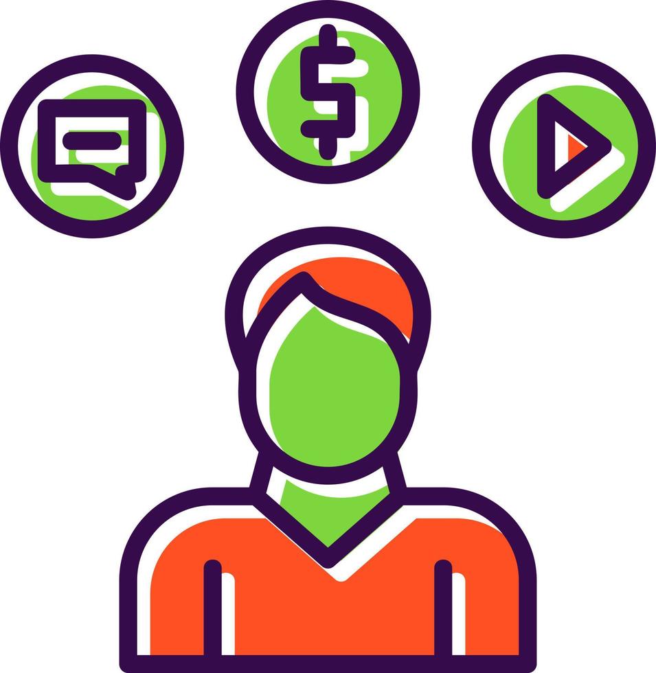 Consumer Behavior Vector Icon Design
