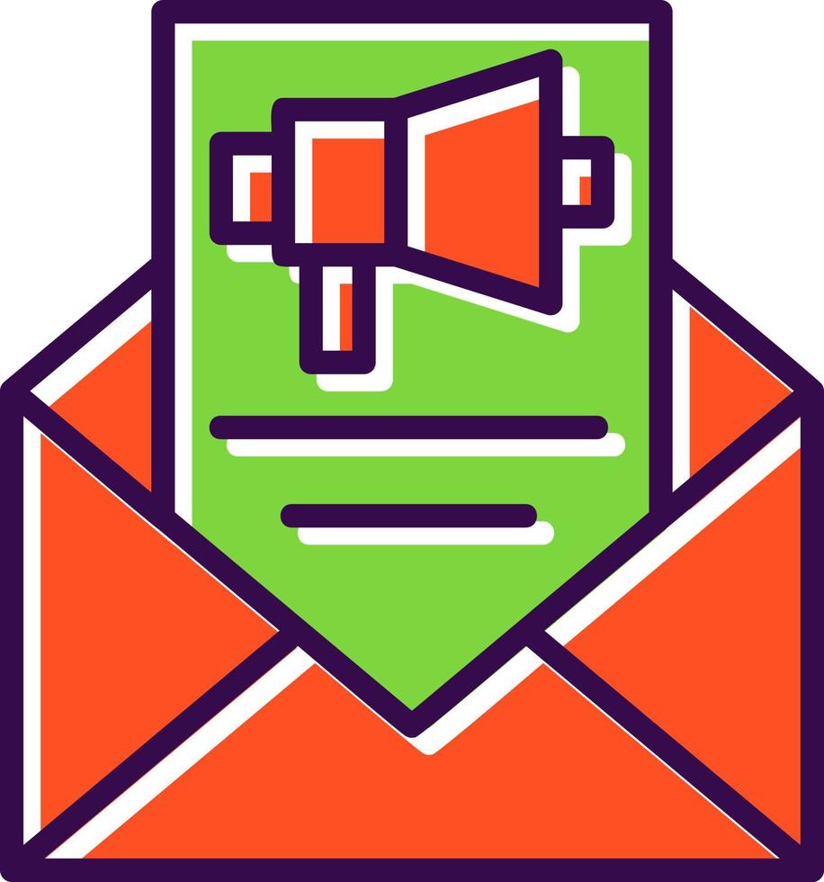 Email Marketing Vector Icon Design