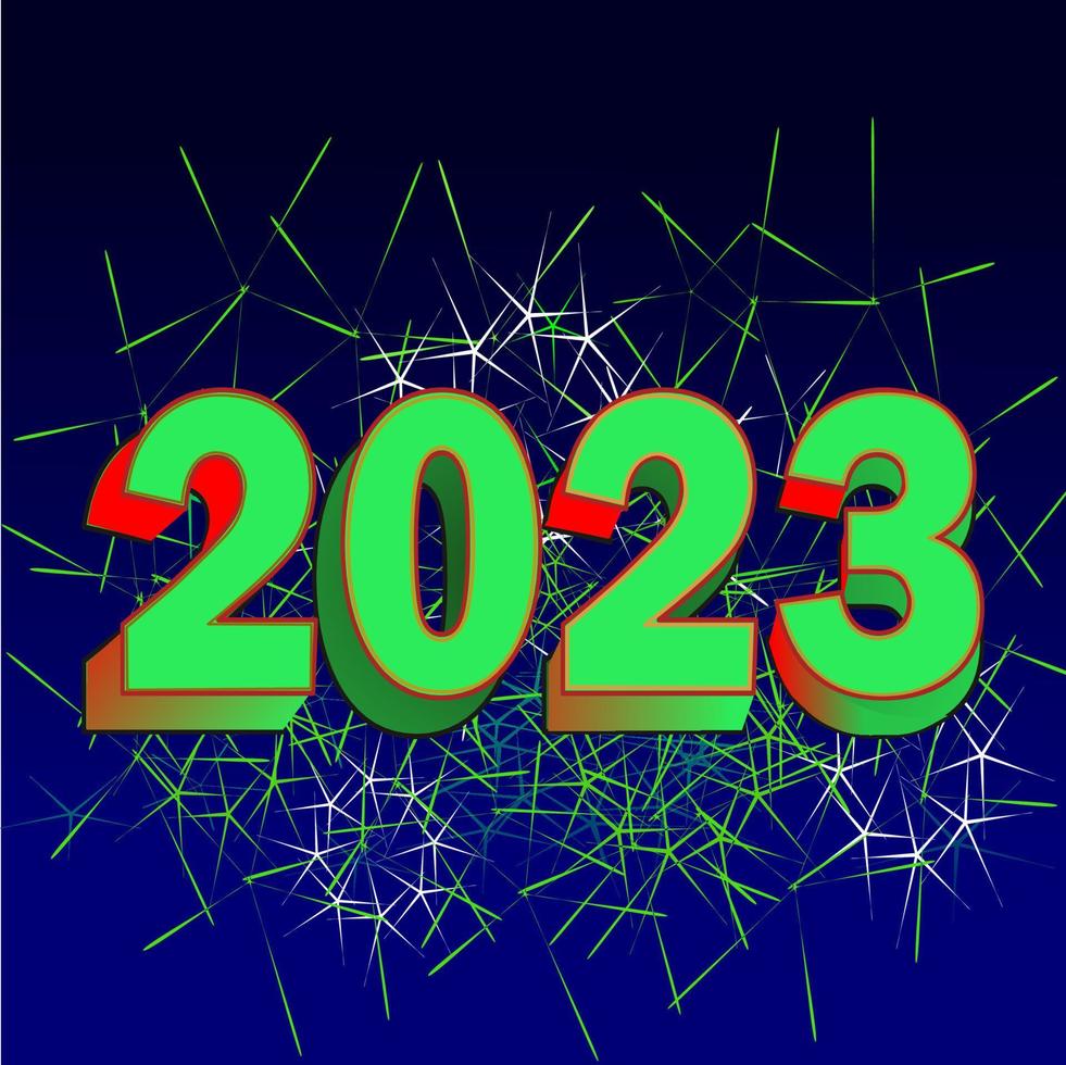 happy new years 2023,greeting card text effect vector