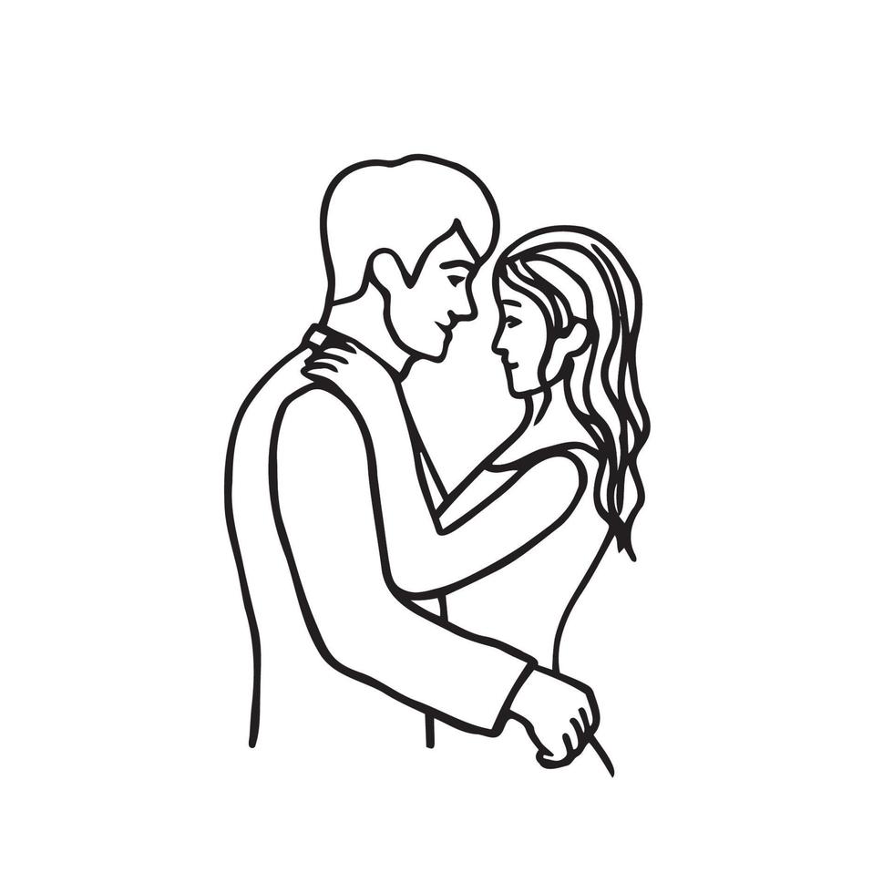 el hombre y la mujer se paran abrazándose uno frente al otro y sonriendo - ilustración vectorial dibujada a mano. garabato cerca de beso 16274203 Vector en Vecteezy el hombre y la mujer se paran abrazándose uno frente al otro y sonriendo - ilustración vectorial dibujada a mano. garabato cerca de beso 16274203 Vector en Vecteezy