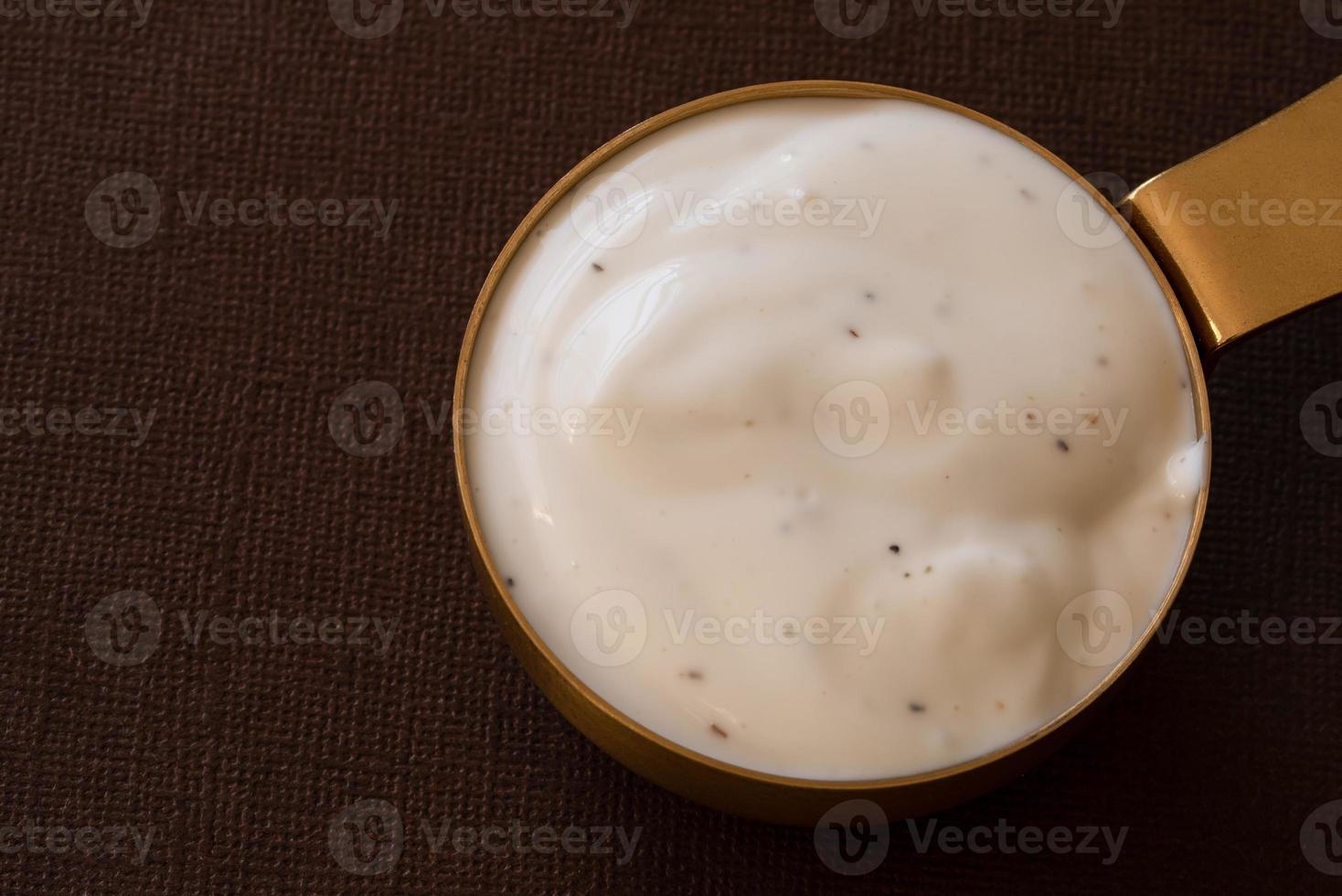 Ranch Dressing in a Measuring Cup 16274224 Stock Photo at Vecteezy