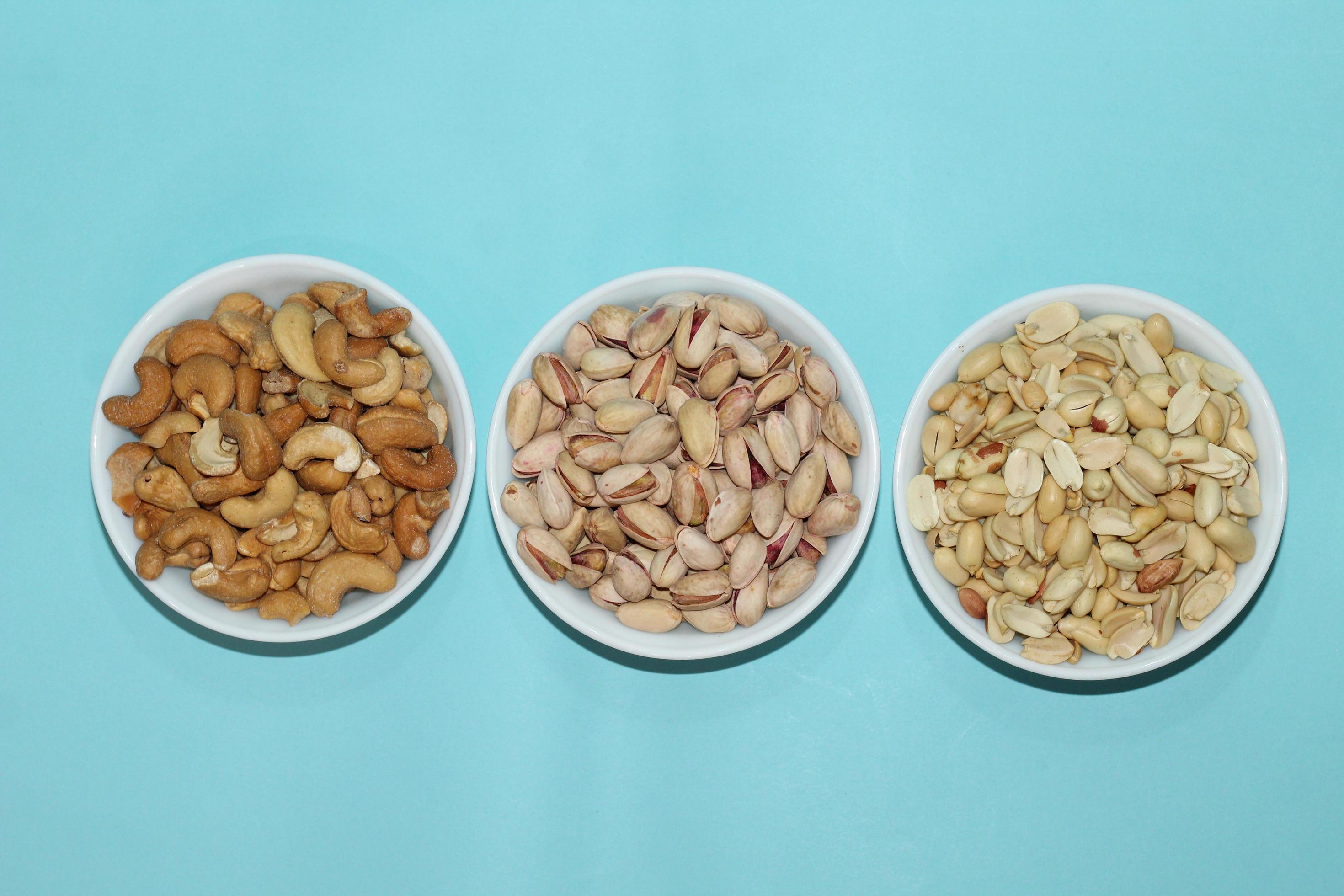 Composition with dried fruits and assorted nuts free to downloads