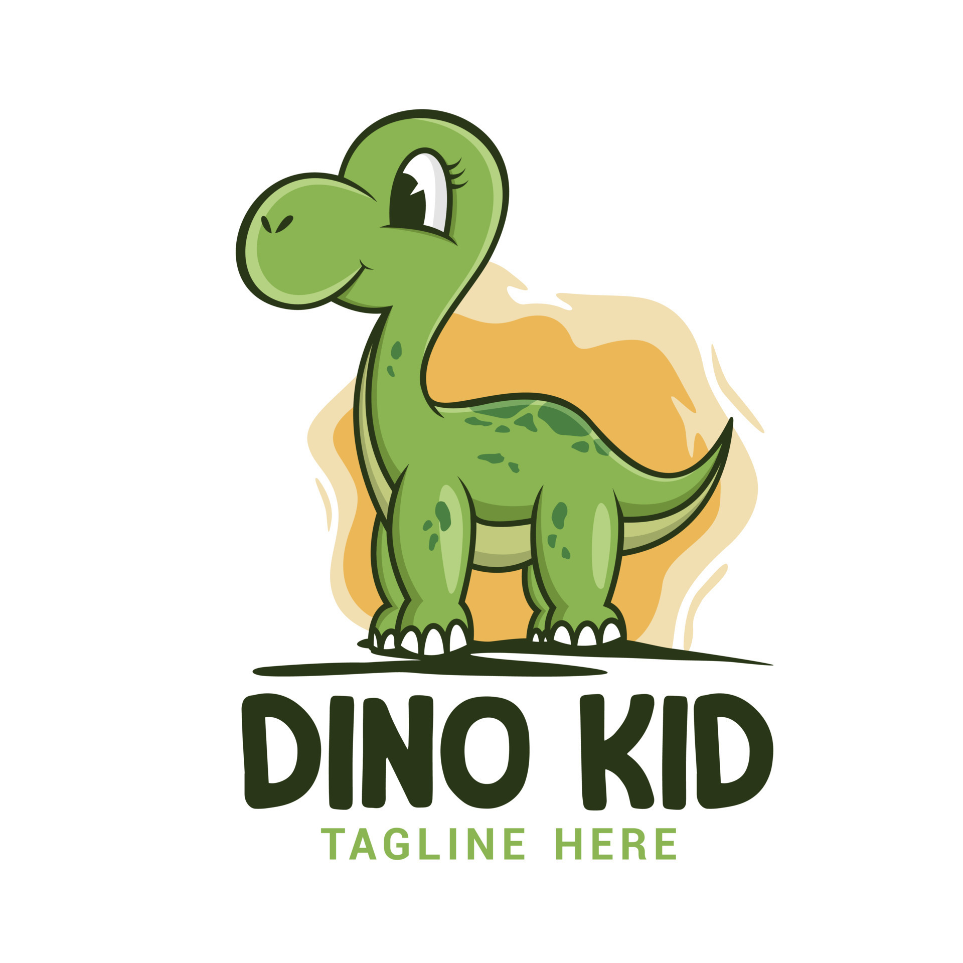 Dino Kid Logo Vector Design Template 16274690 Vector Art at Vecteezy