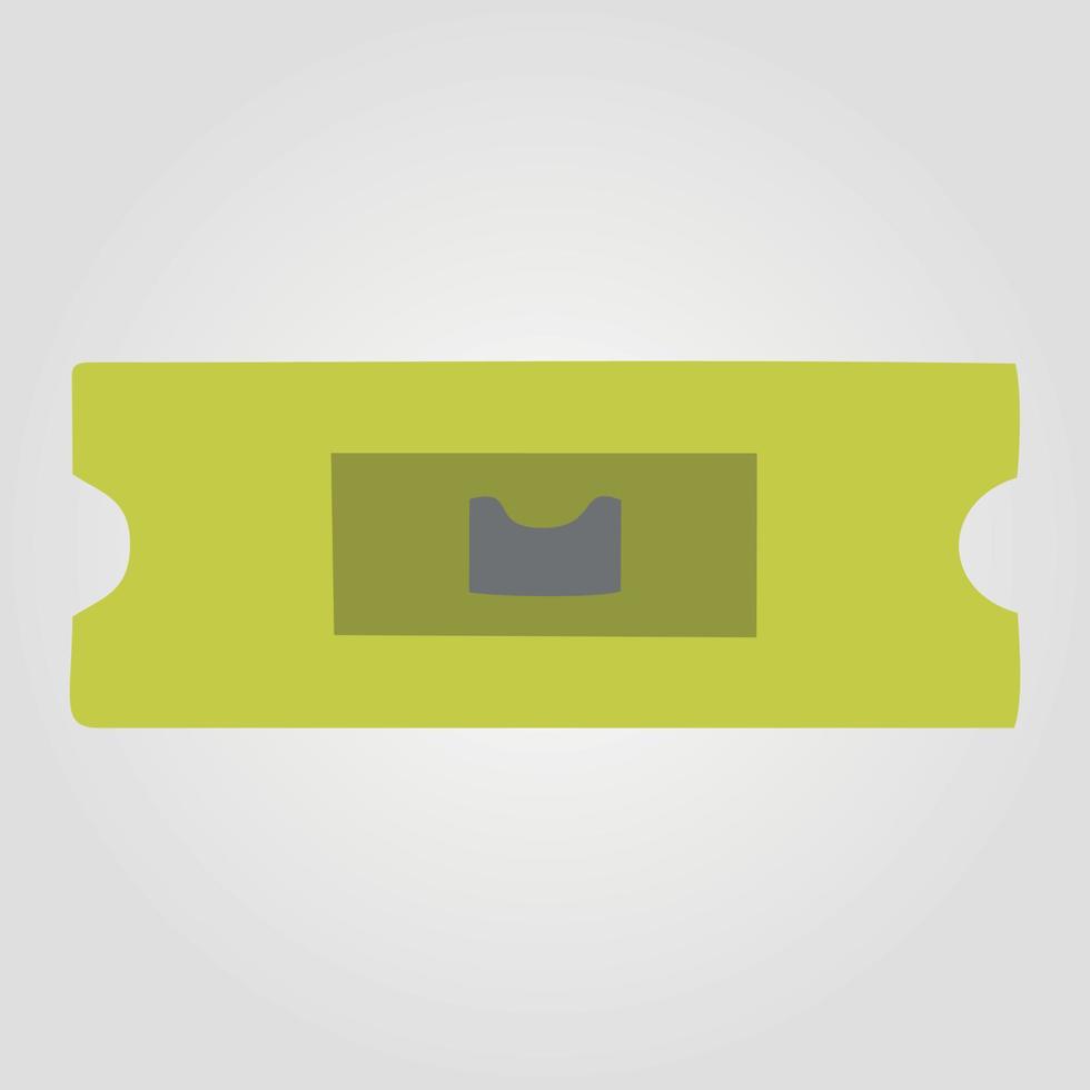 slotted common blade level checker construction and renovation tool icon, home repair concept vector illustration