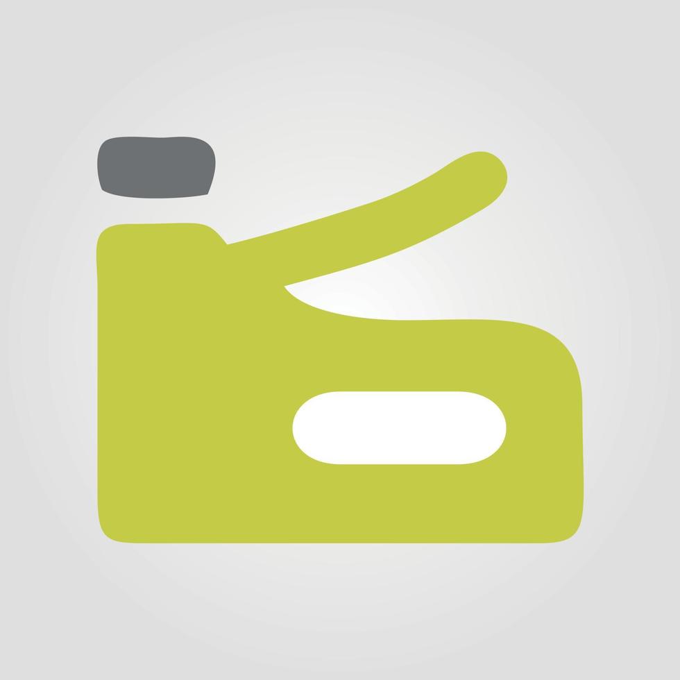 slotted common blade Oil bag construction and renovation tool icon, home repair concept vector illustration