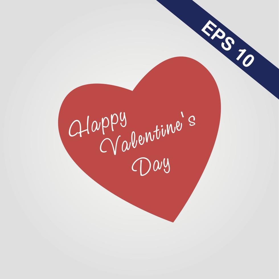 Happy Valentines Day card, paper hearts. Cute love sale banner or greeting card vector