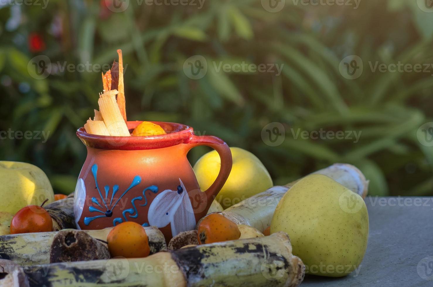 Authentic mexican christmas punch photo