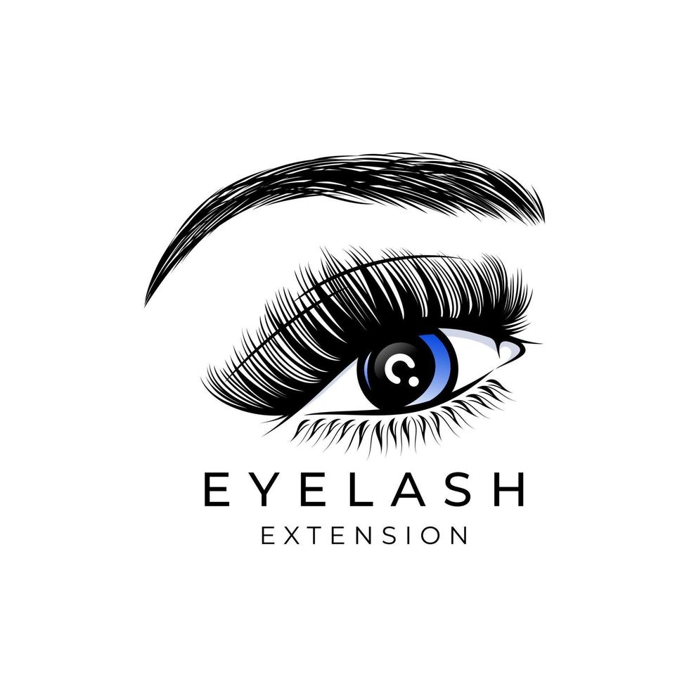 Eyelash Extension Logo vector