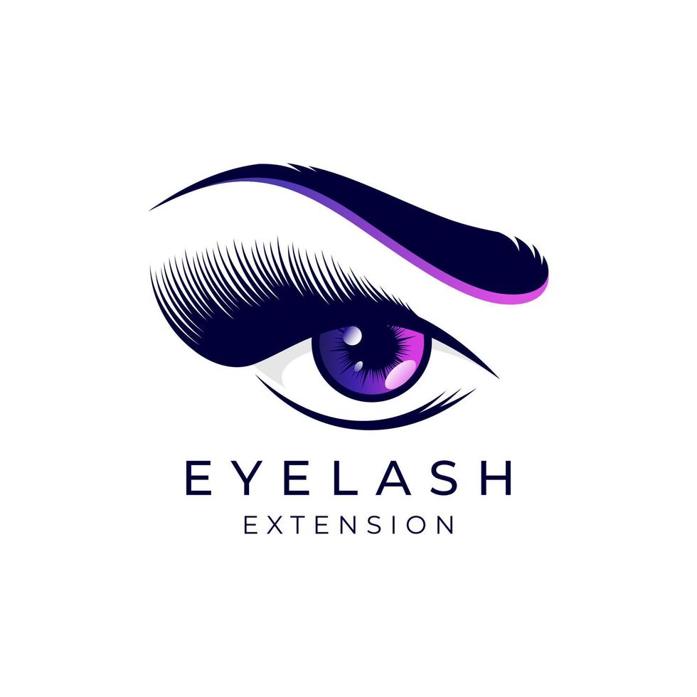 Eyelash Extension Logo vector