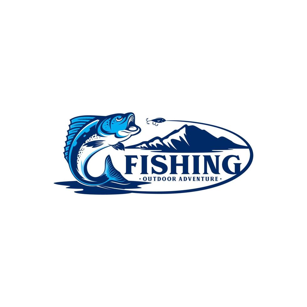 Fishing Logo Design vector
