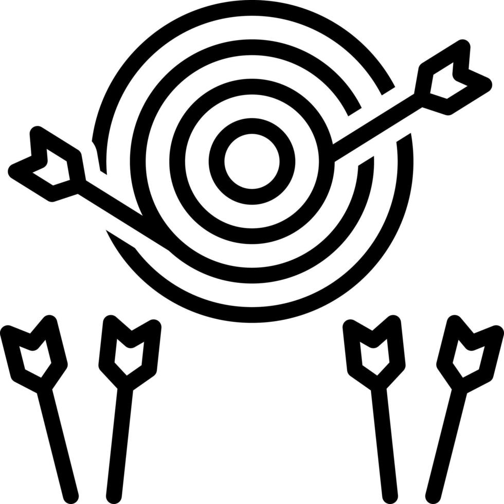 line icon for attempted vector