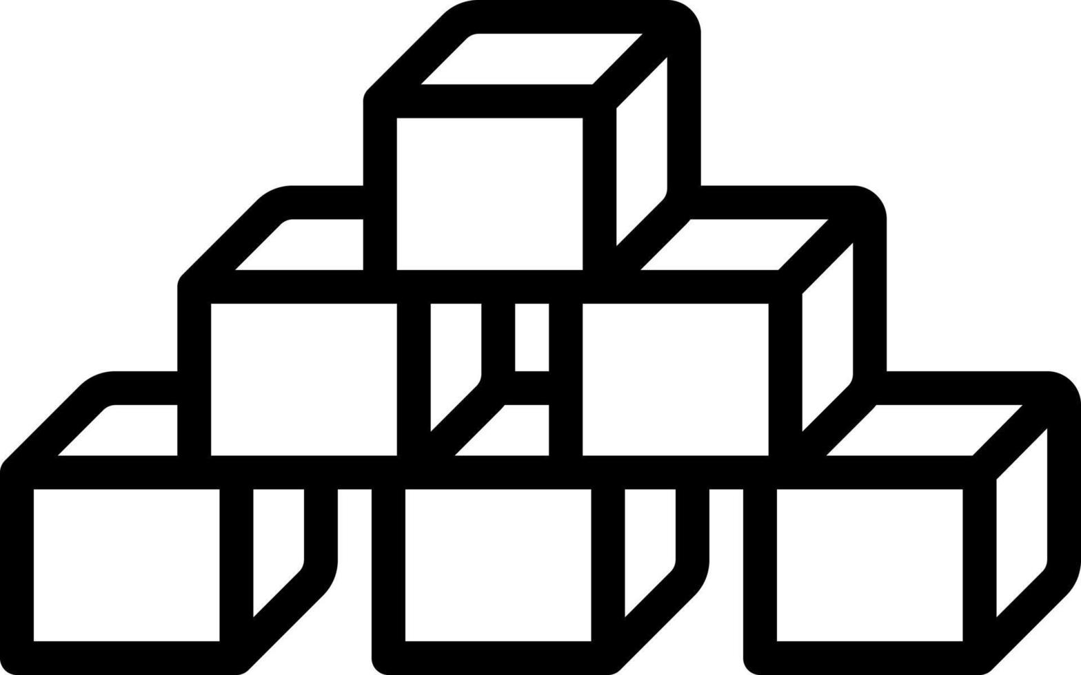 line icon for blocking vector