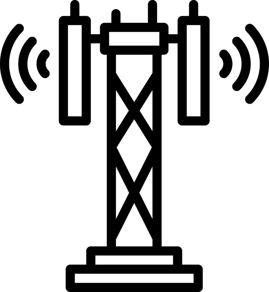 line icon for cellular vector