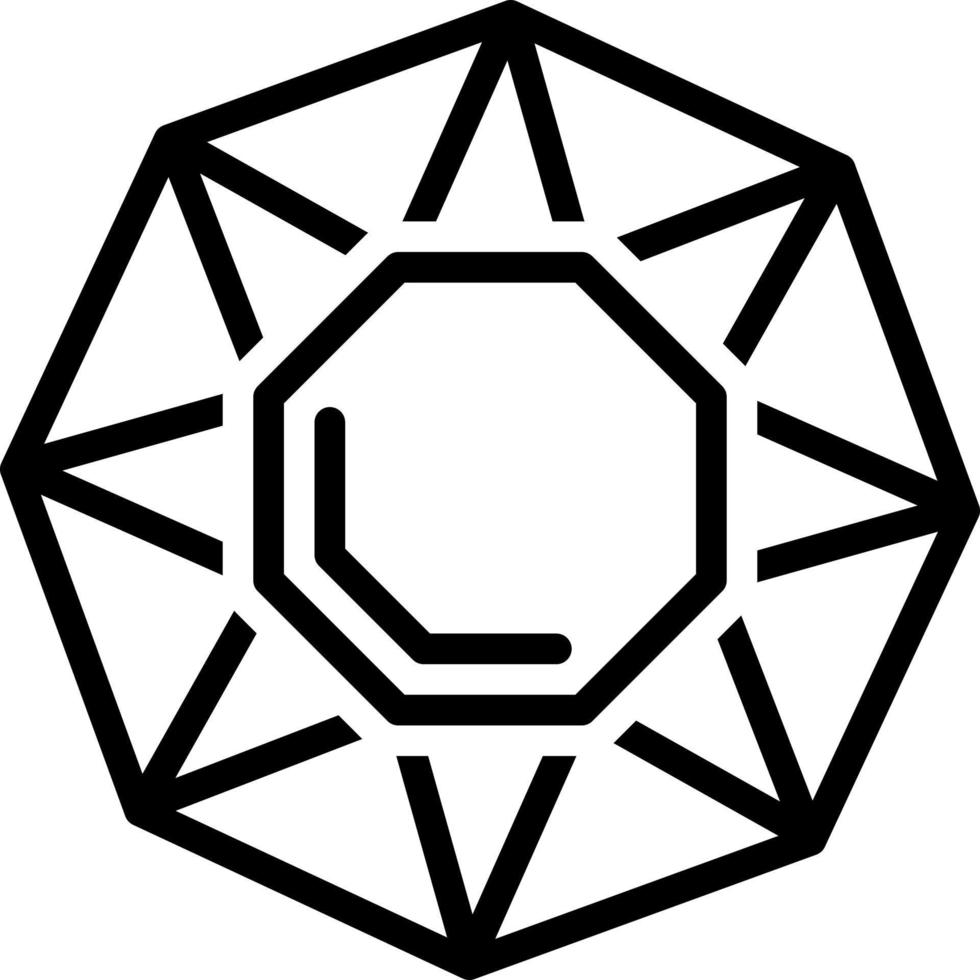 line icon for jade vector