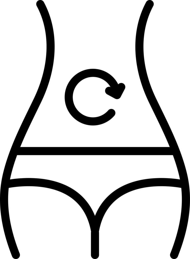 line icon for metabolism vector