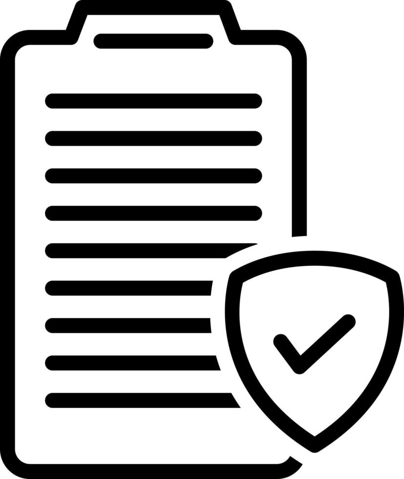 line icon for policies vector