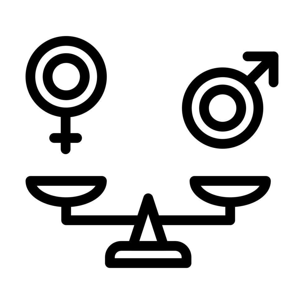 Gender Equality Icon Design vector