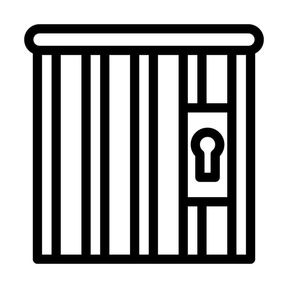 Jail Icon Design vector