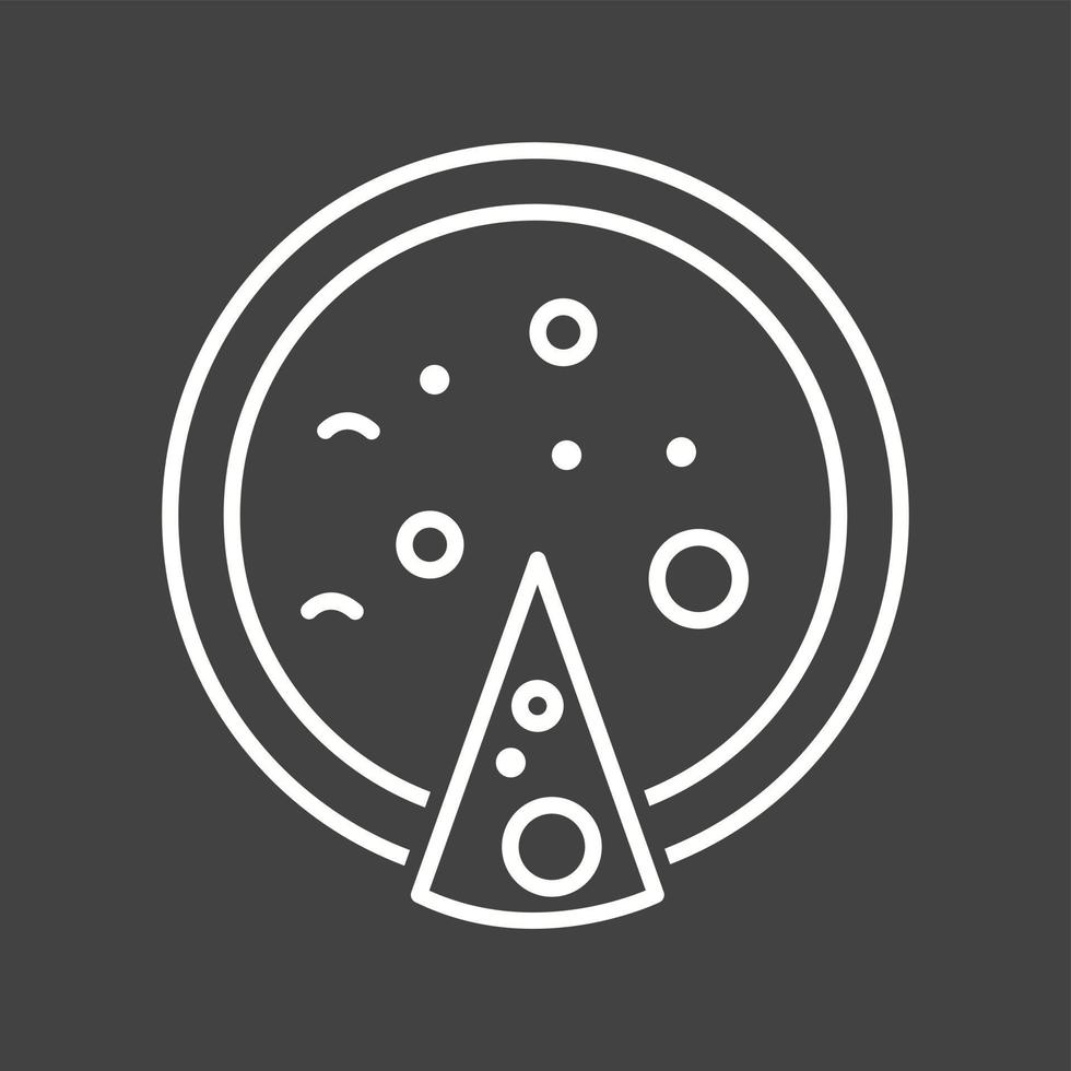 Unique Pizza Vector Line Icon