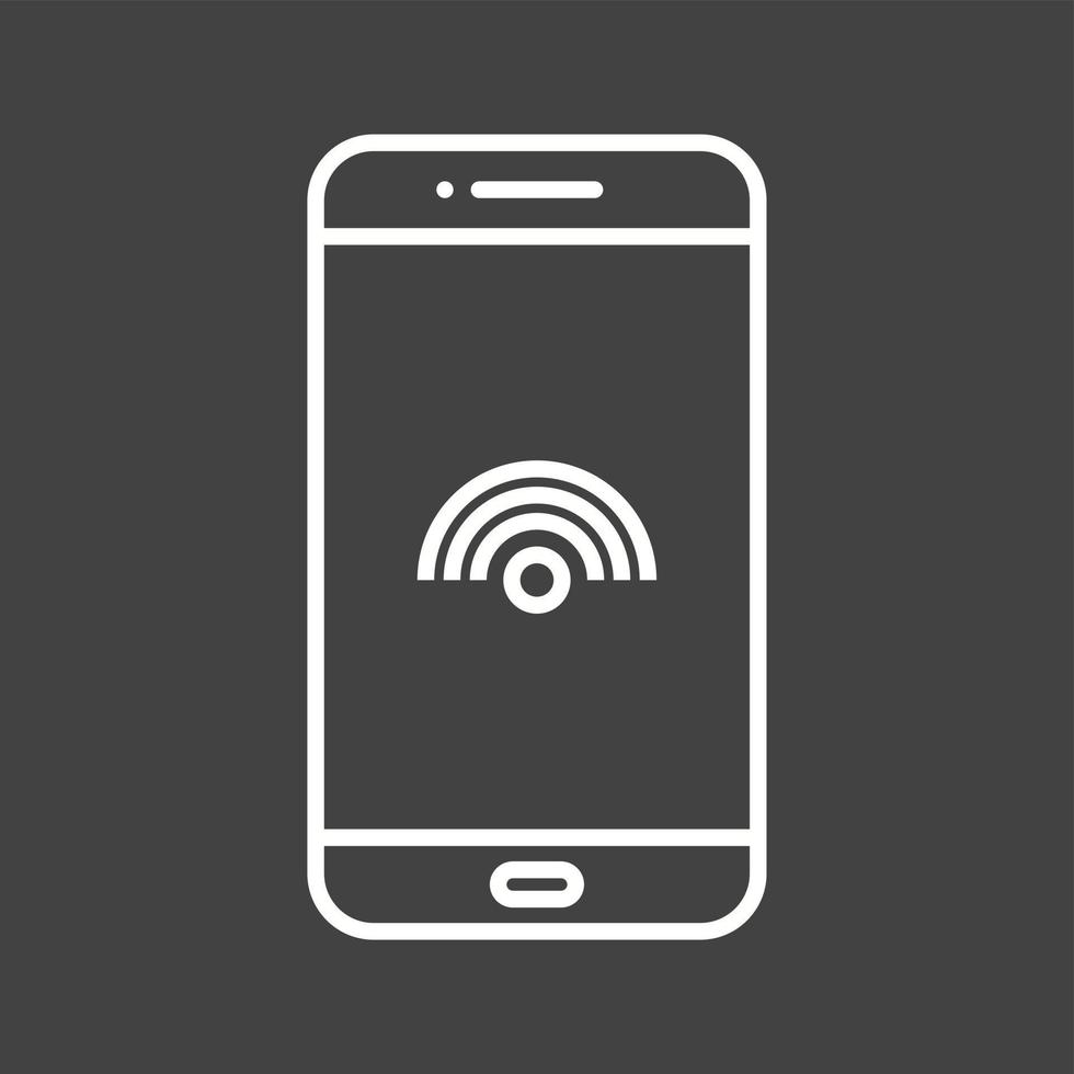 Unique Wifi Connection Vector Line Icon