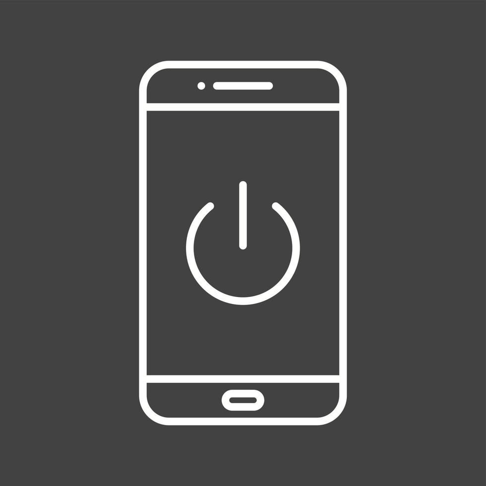 Unique Power Vector Line Icon