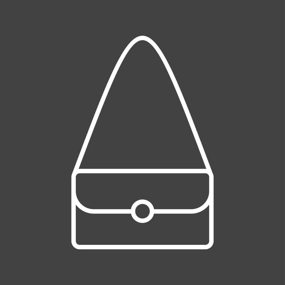 Unique Shoulder Bag Vector Line Icon
