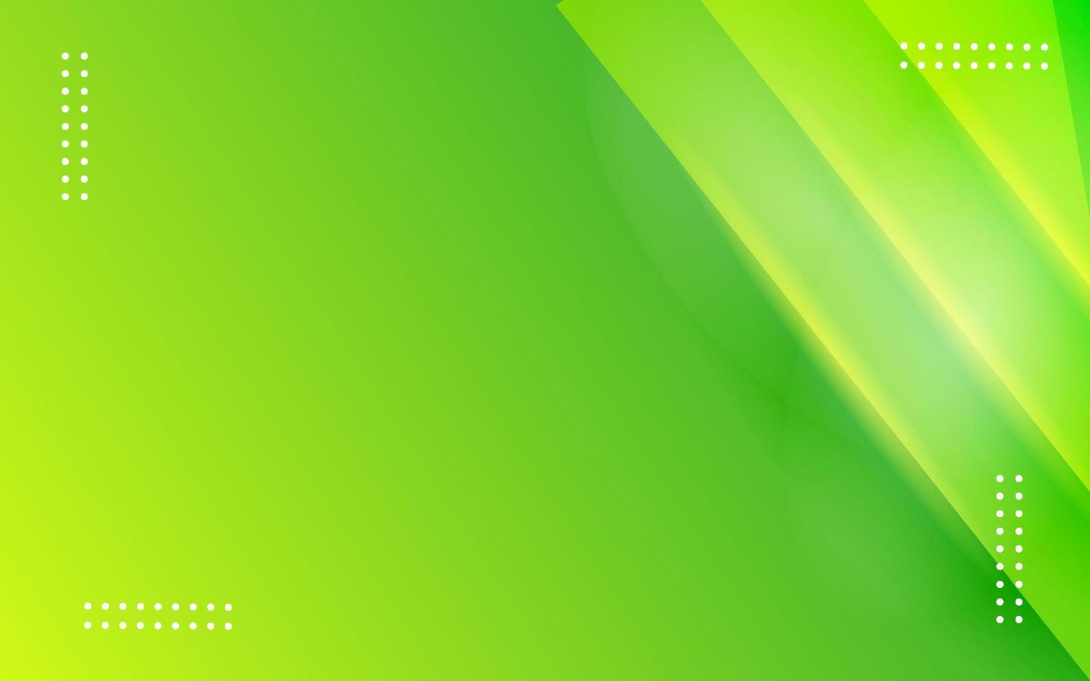 Abstract modern technology green light background vector