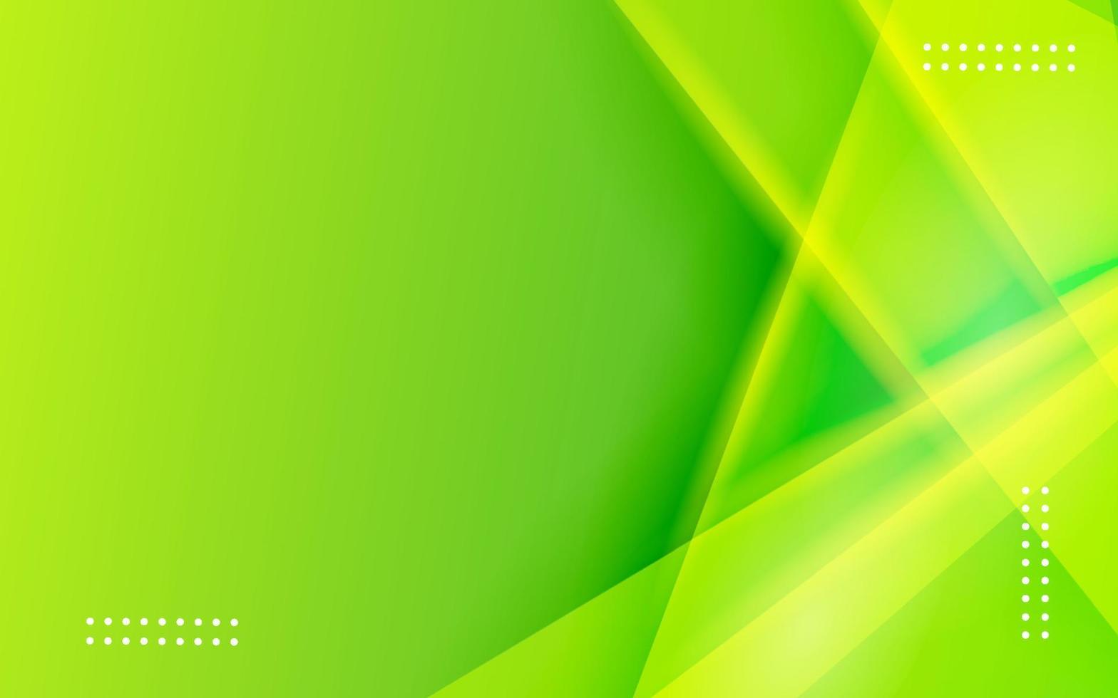 Abstract modern technology green light background vector