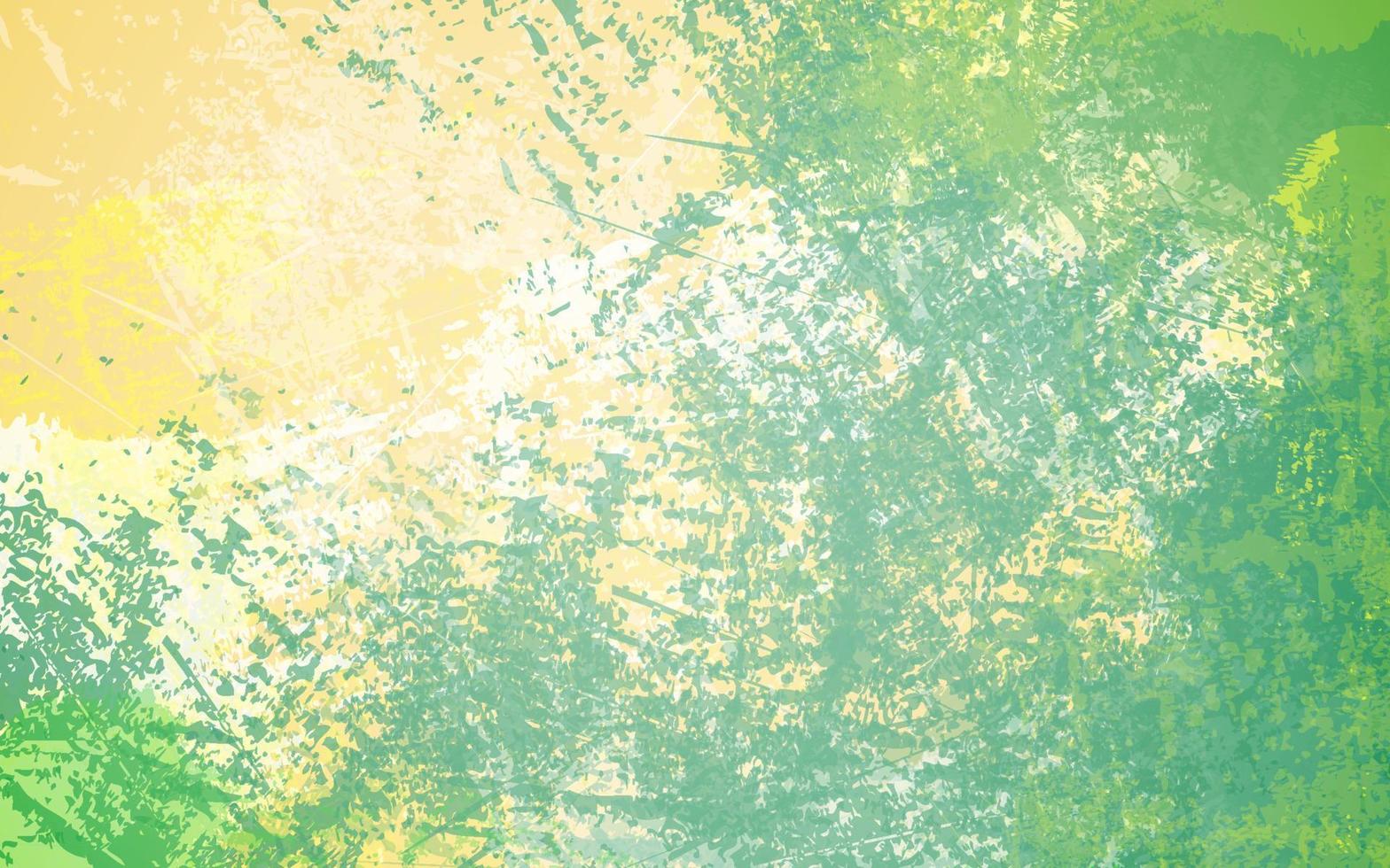 Abstract grunge texture green color background vector