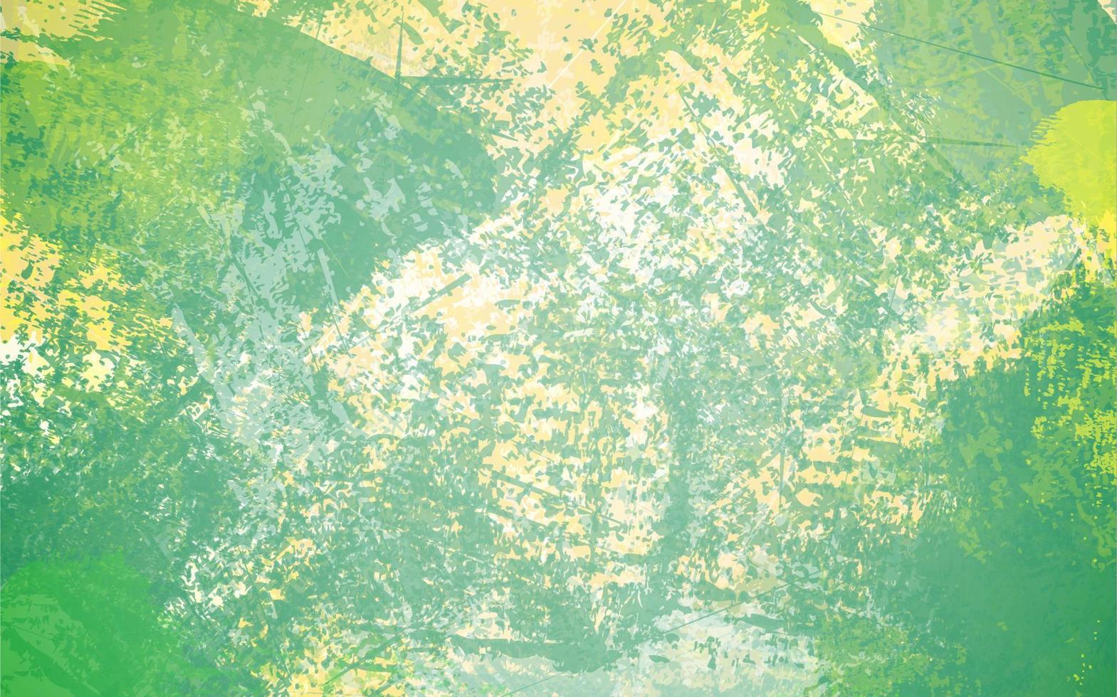 Abstract grunge texture green color background vector