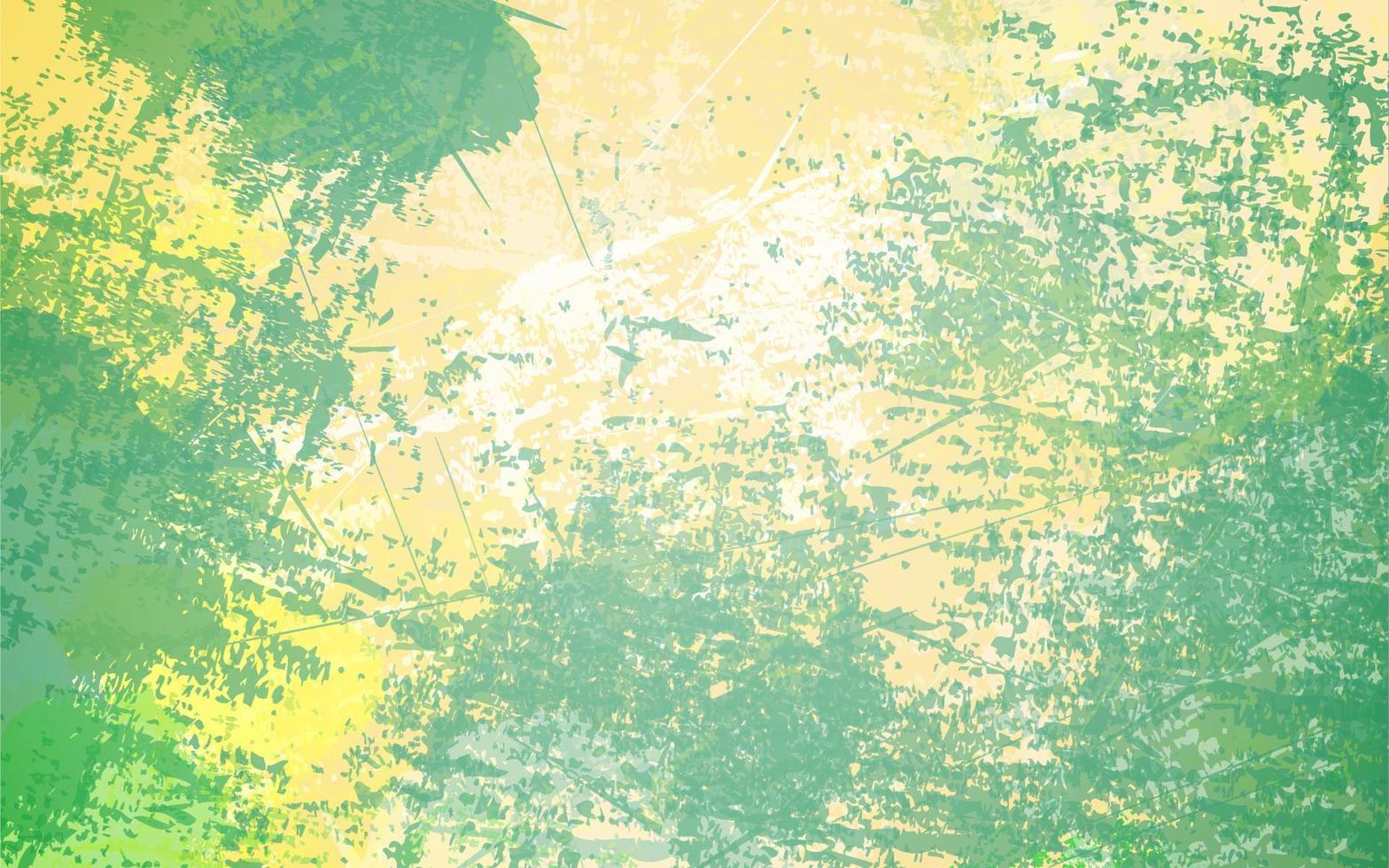 Abstract grunge texture green color background vector