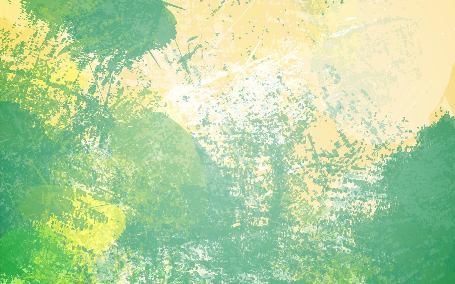 Abstract grunge texture green color background vector