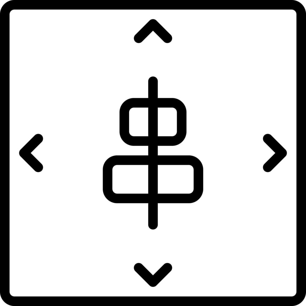 line icon for align vector