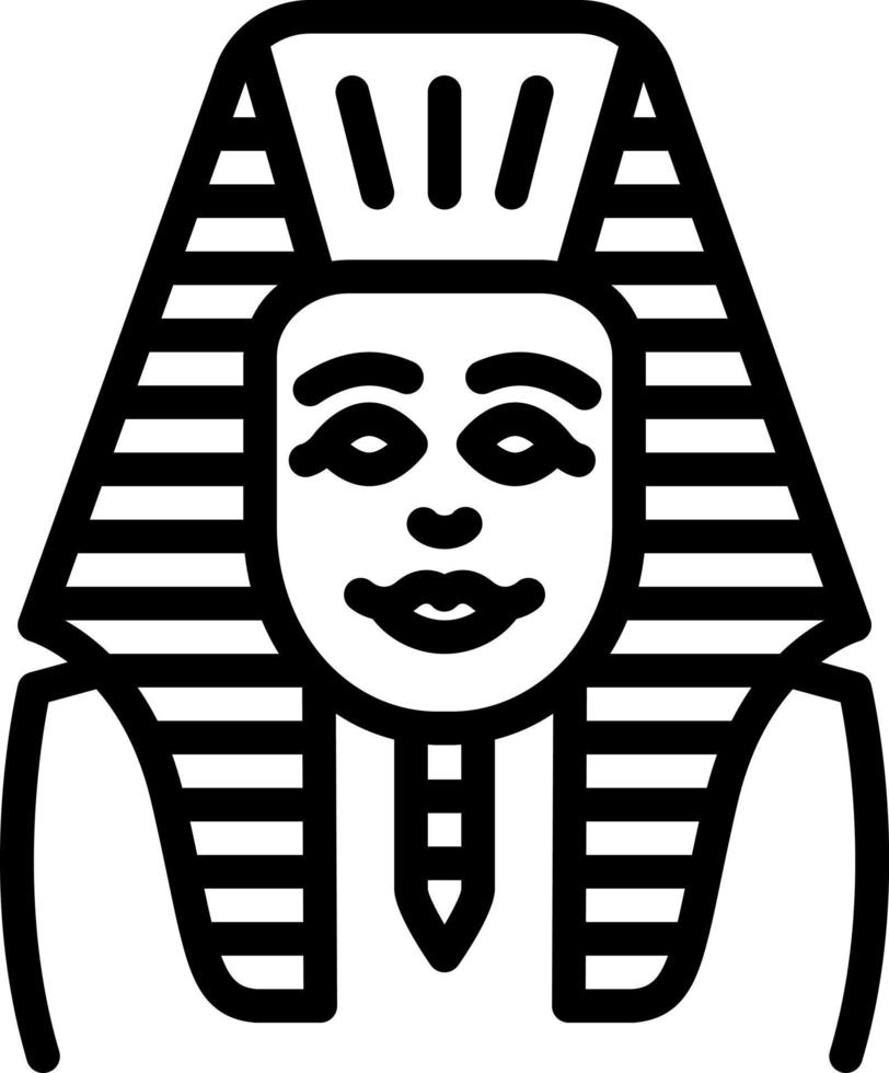 icono de línea para Egipto vector