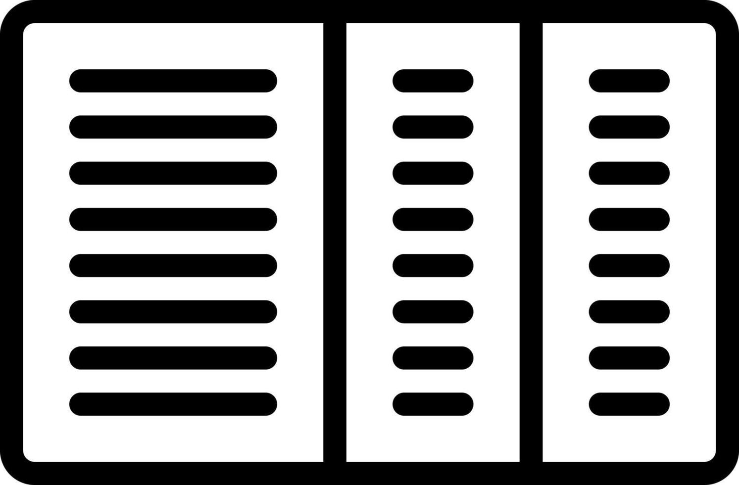 line icon for cumulative vector