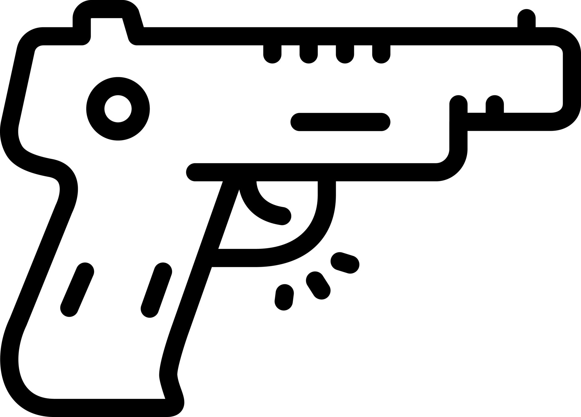 line icon for trigger 16279340 Vector Art at Vecteezy