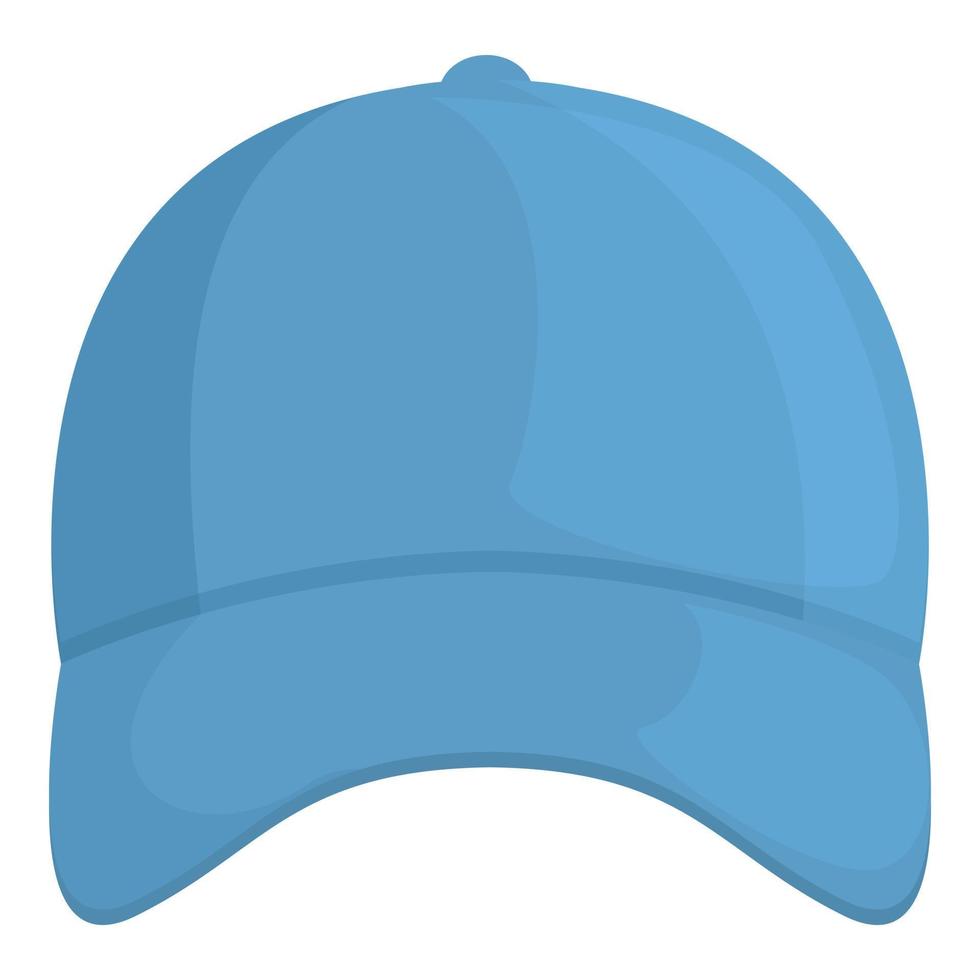 Blue fashion cap icon cartoon vector. Sport uniform vector