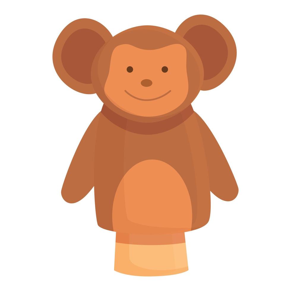 Cheburashka doll icon cartoon vector. Puppet show vector