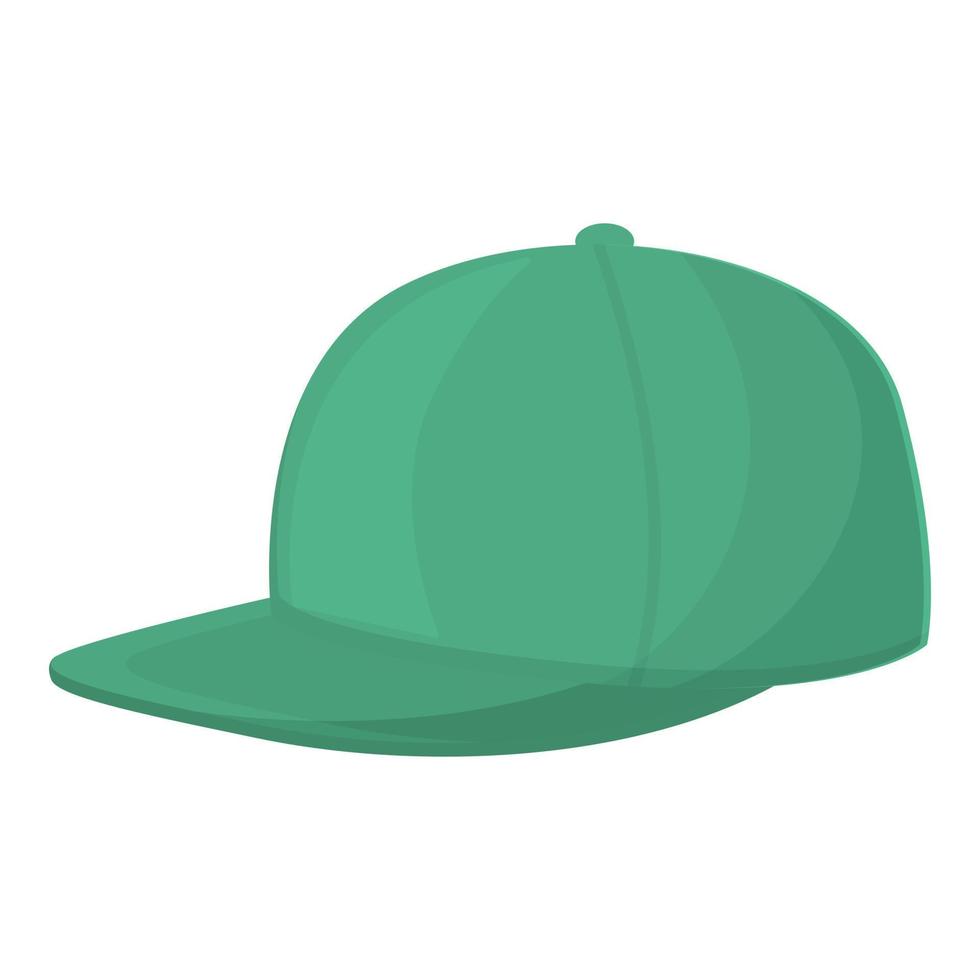 vector de dibujos animados de icono de tapa de objeto de polo. gorra de béisbol