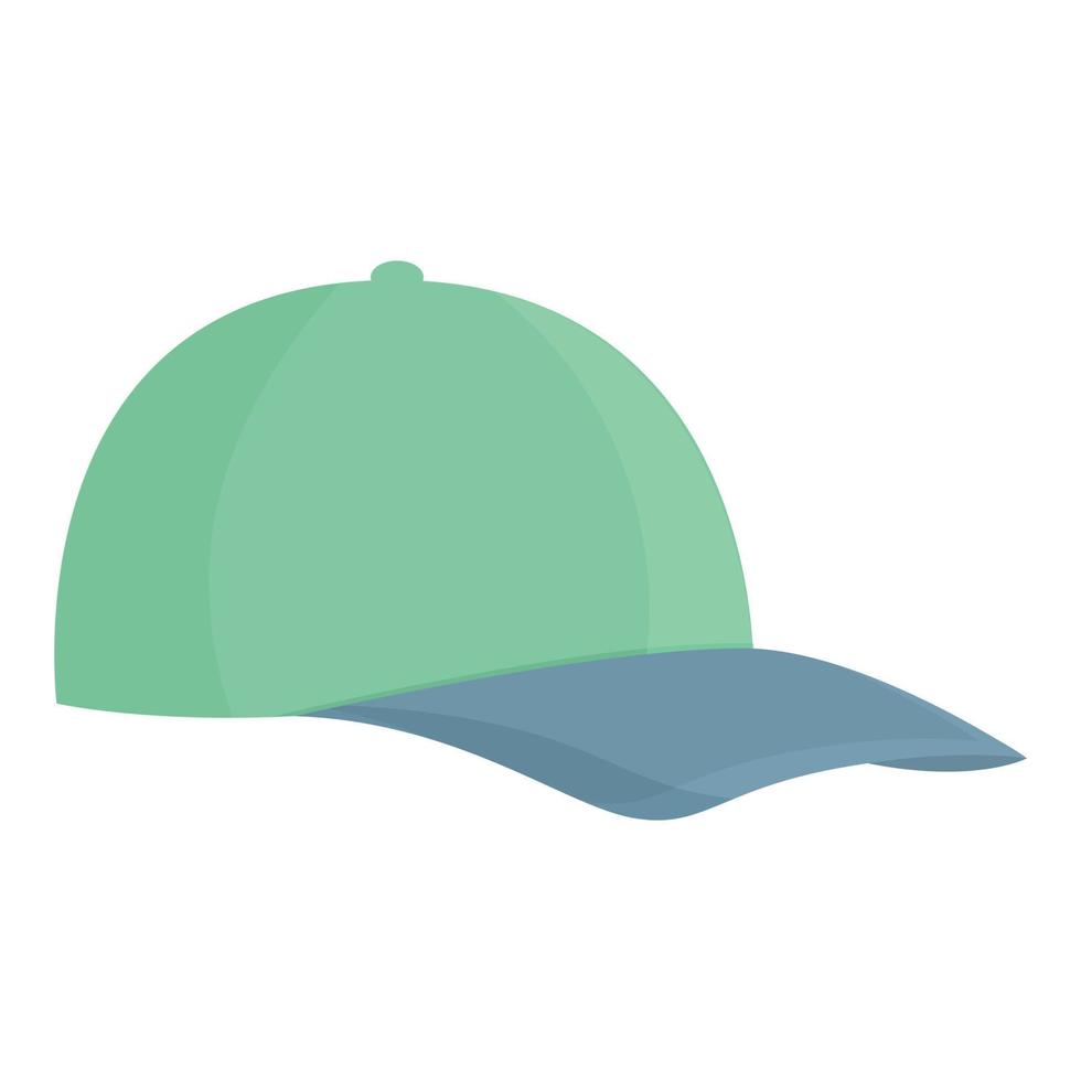vector de dibujos animados de icono de gorra de béisbol. plantilla uniforme