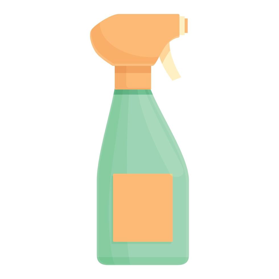 vector de dibujos animados de icono de botella de spray. herramienta limpia