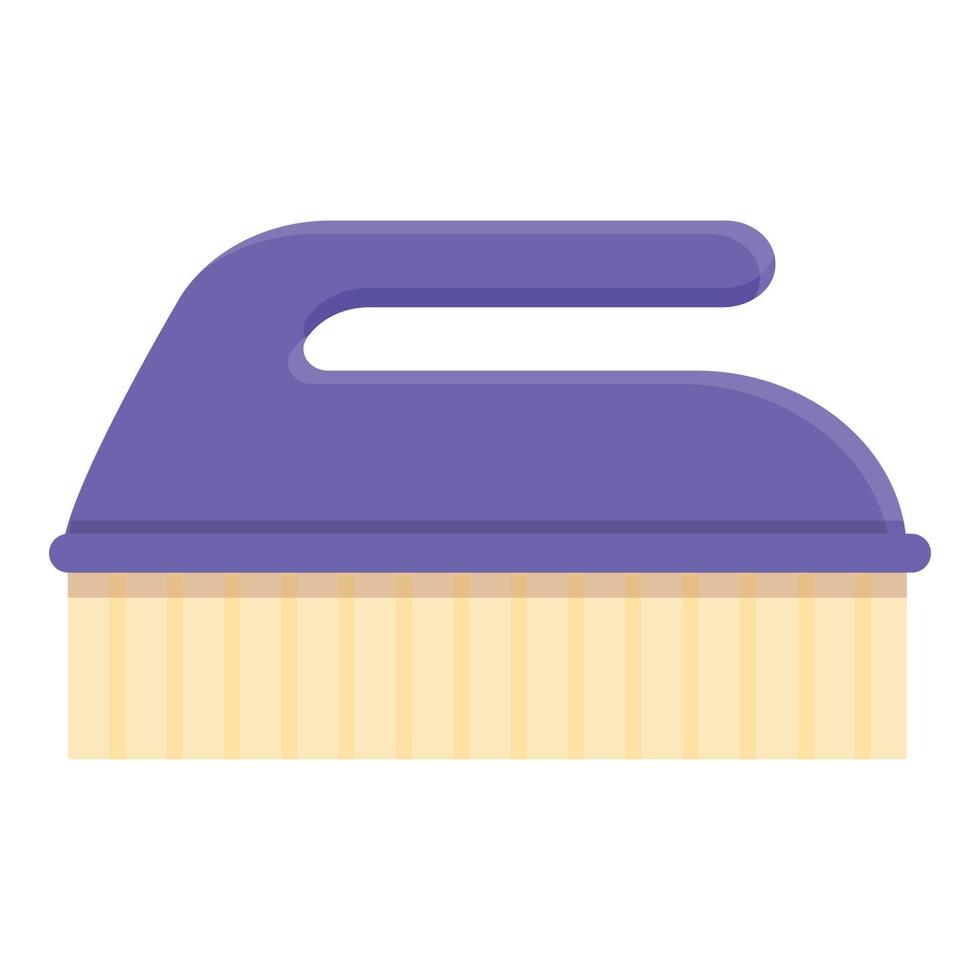 Clean brush icon cartoon vector. Cleaner equipment vector