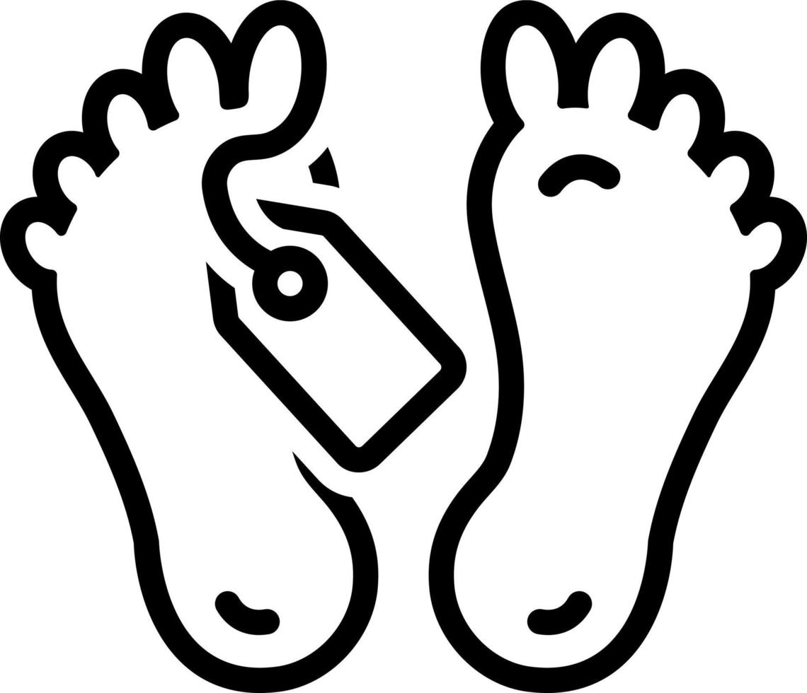 line icon for dead vector