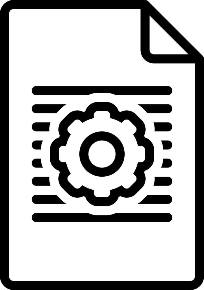 line icon for changelog vector