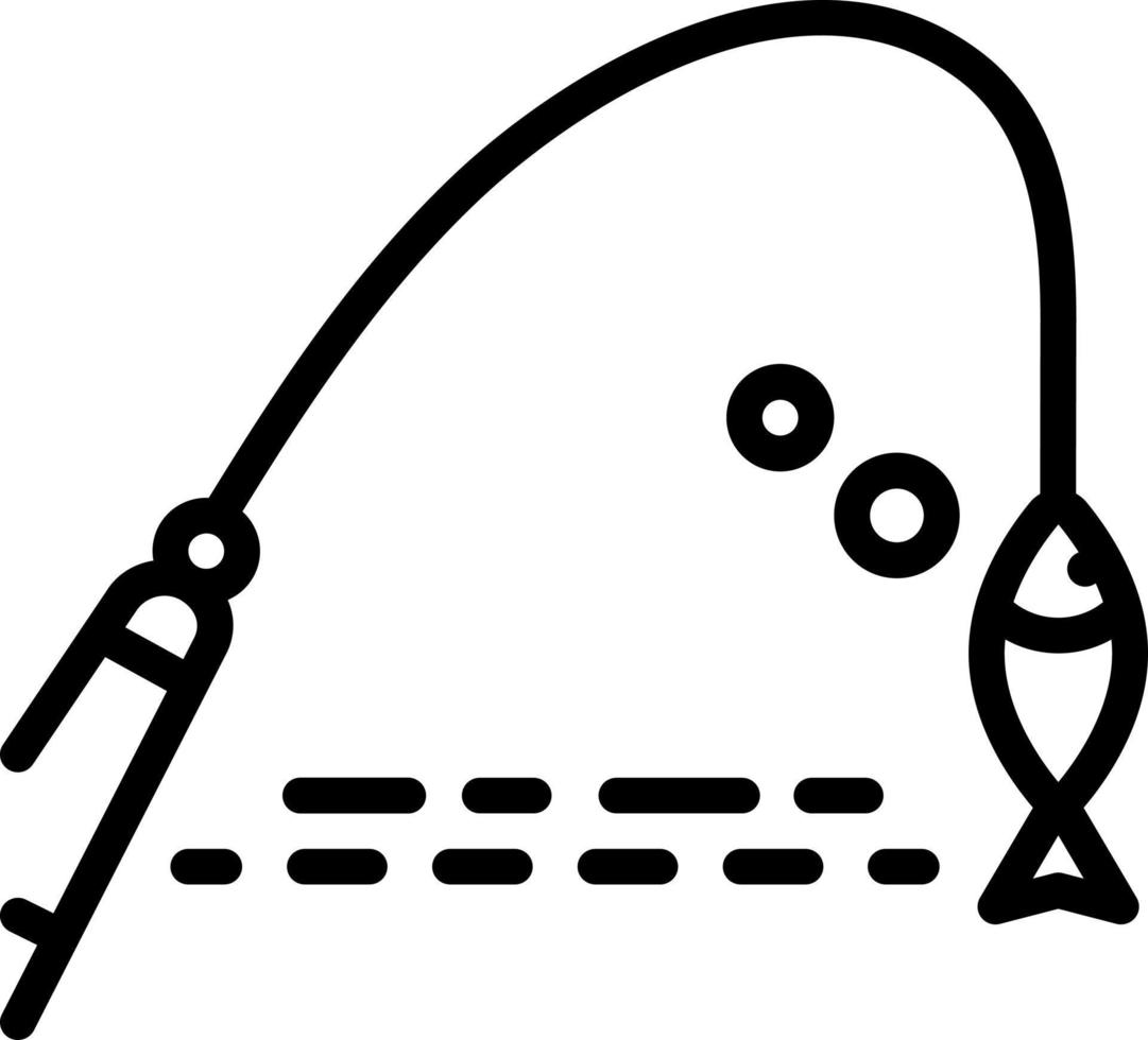 line icon for tackle vector