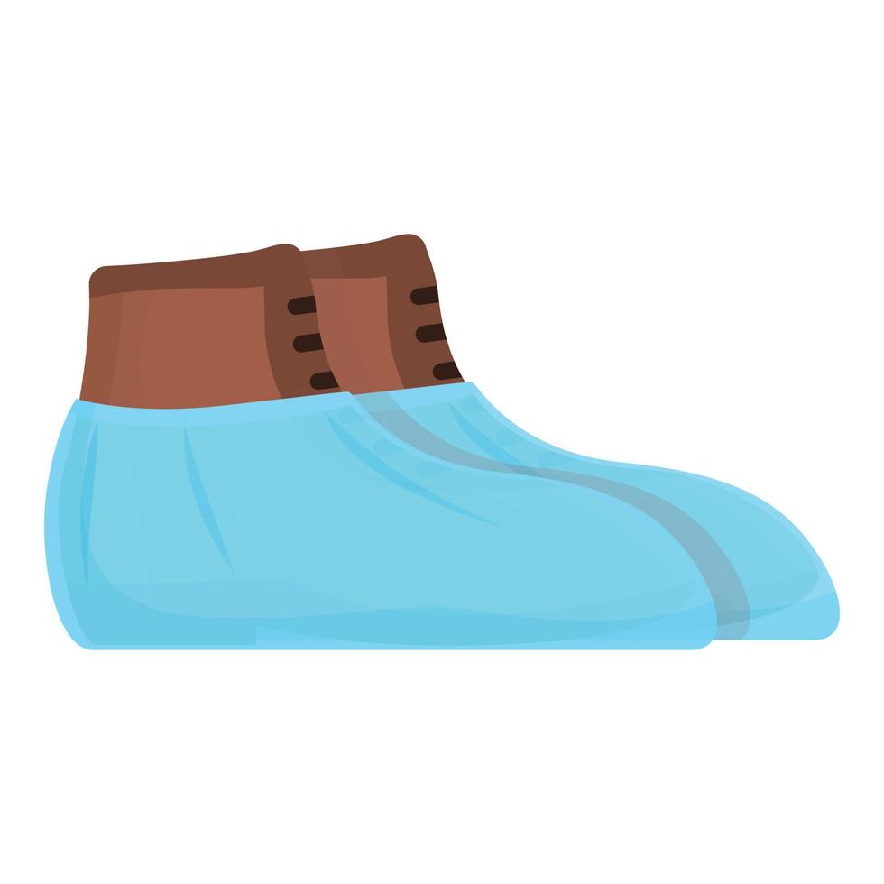 Boot cover icon cartoon vector. Medical protection vector