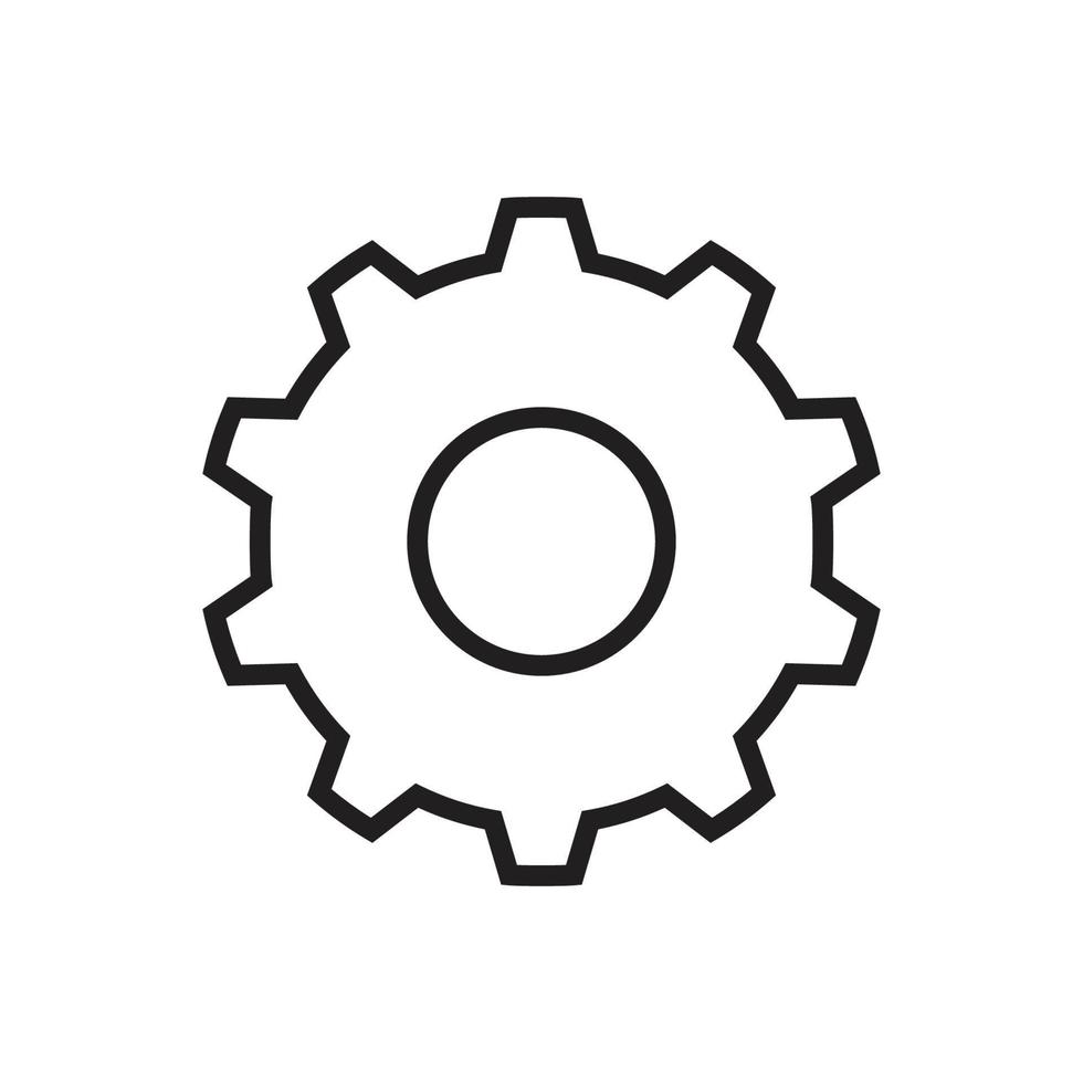 Gear Logo Template vector icon illustration design